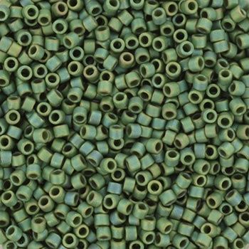 Miyuki Delica 11/0 DB-0373 Opaque Matte Luster Sage Green