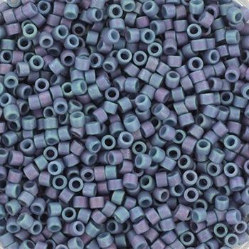 Miyuki Delica 11/0 DB-0376 Metallic Matte Luster Steel Blue