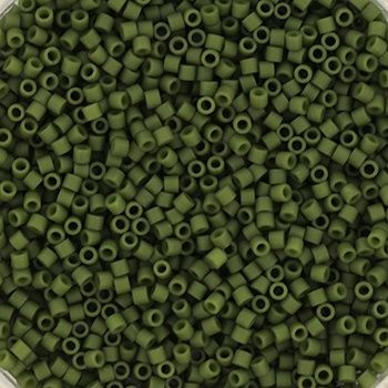 Miyuki Delica 11/0 DB-0391 Opaque Matte Luster Olive