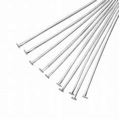 Nietstiften 32 mm Zilver, 100 stuks