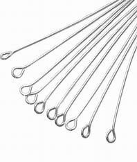 Kettelstiften 45 mm Zilver, 100 stuks