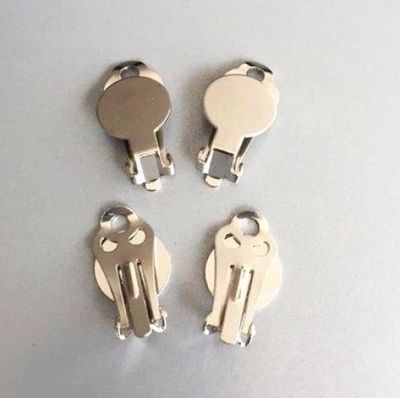 Oorclip 9,5 mm Goud, 2 paar (nikkelvrij)