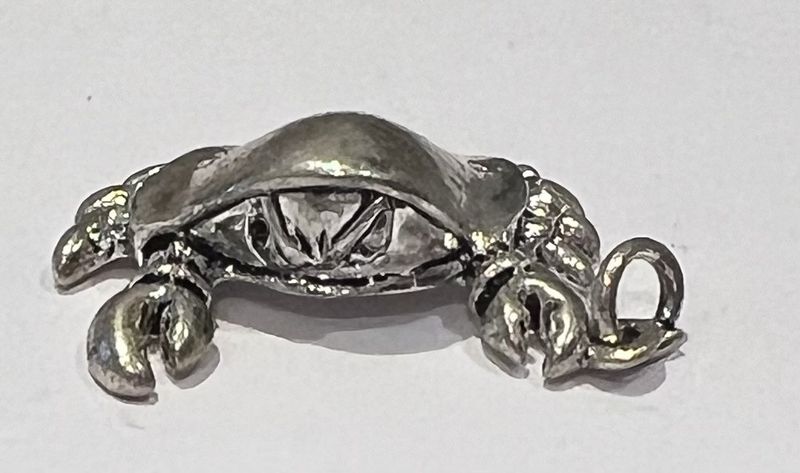 Bedel van een krab 26mm Zilver
