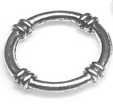 Boeiring 18mm Zilver