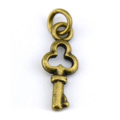 Bedel sleutel 15 x 6 mm Brons