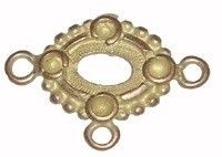 Connector 32 x 23 mm Champagne