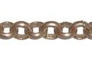 Jasseronketting 4mm Champagne, per 10 cm