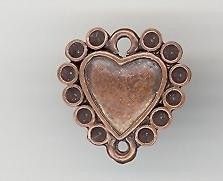 Tussenzetsel hart 18 x 18 mm Koper