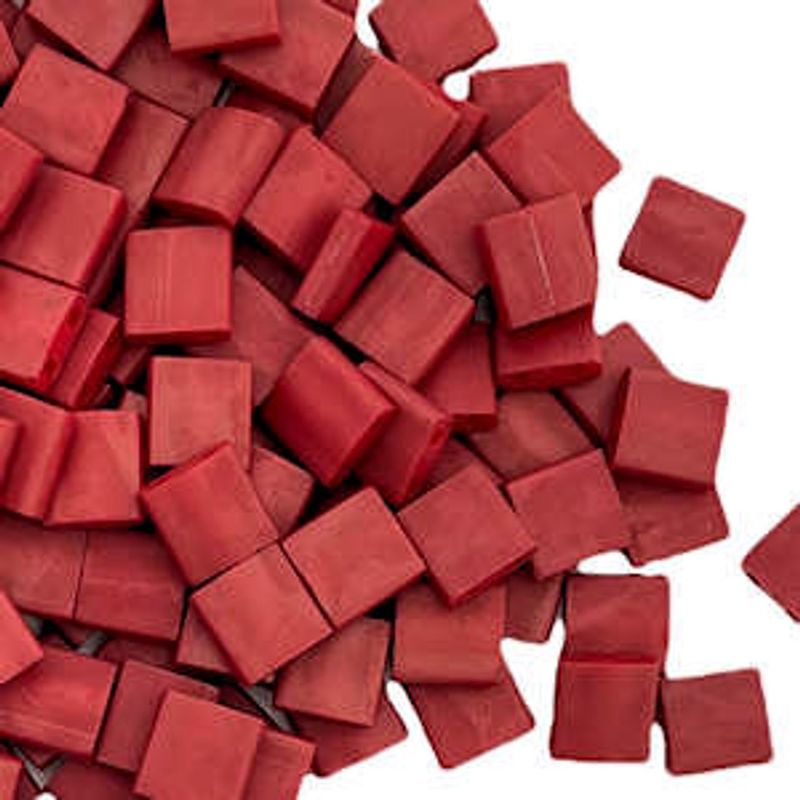 Miyuki Tila 5 x 5 mm Kralen - 2040 Metallic Matte Brick Red, 10 stuks