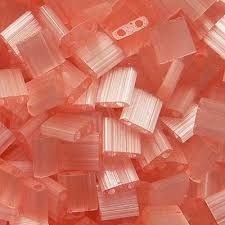 Miyuki Tila 5 x 5 mm Kralen - 2556 Silk pale coral, 10 stuks