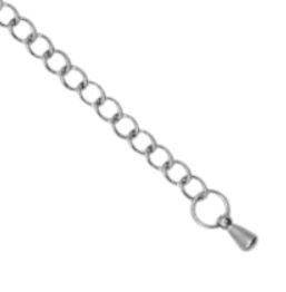 Verlengketting Zilver, 5 stuks