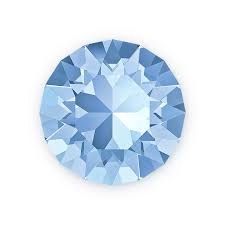 Swarovski puntsteen SS29 Light Sapphire