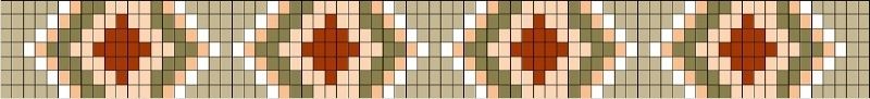 Square patroon + bijbehorende kralen en draad