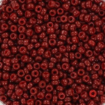 Miyuki Rocailles 11/0 4470 Duracoat Opaque Dyed Maroon