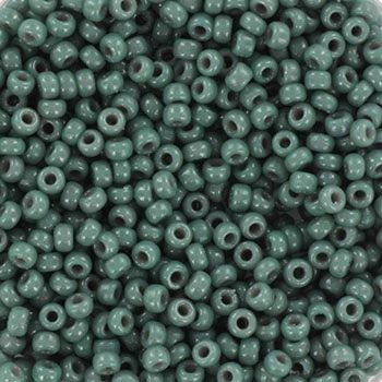 Miyuki Rocailles 11/0 4481 Duracoat Opaque Dyed Eucalyptus