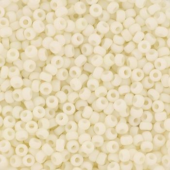 Miyuki Rocailles 11/0 2021 Opaque Matte Cream