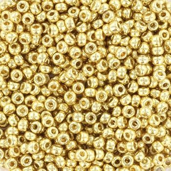 Miyuki Rocailles 11/0 5101 Duracoat Galvanized Pale Gold