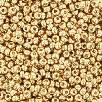 Miyuki Rocailles 11/0 4204 Duracoat Galvanized Champagne