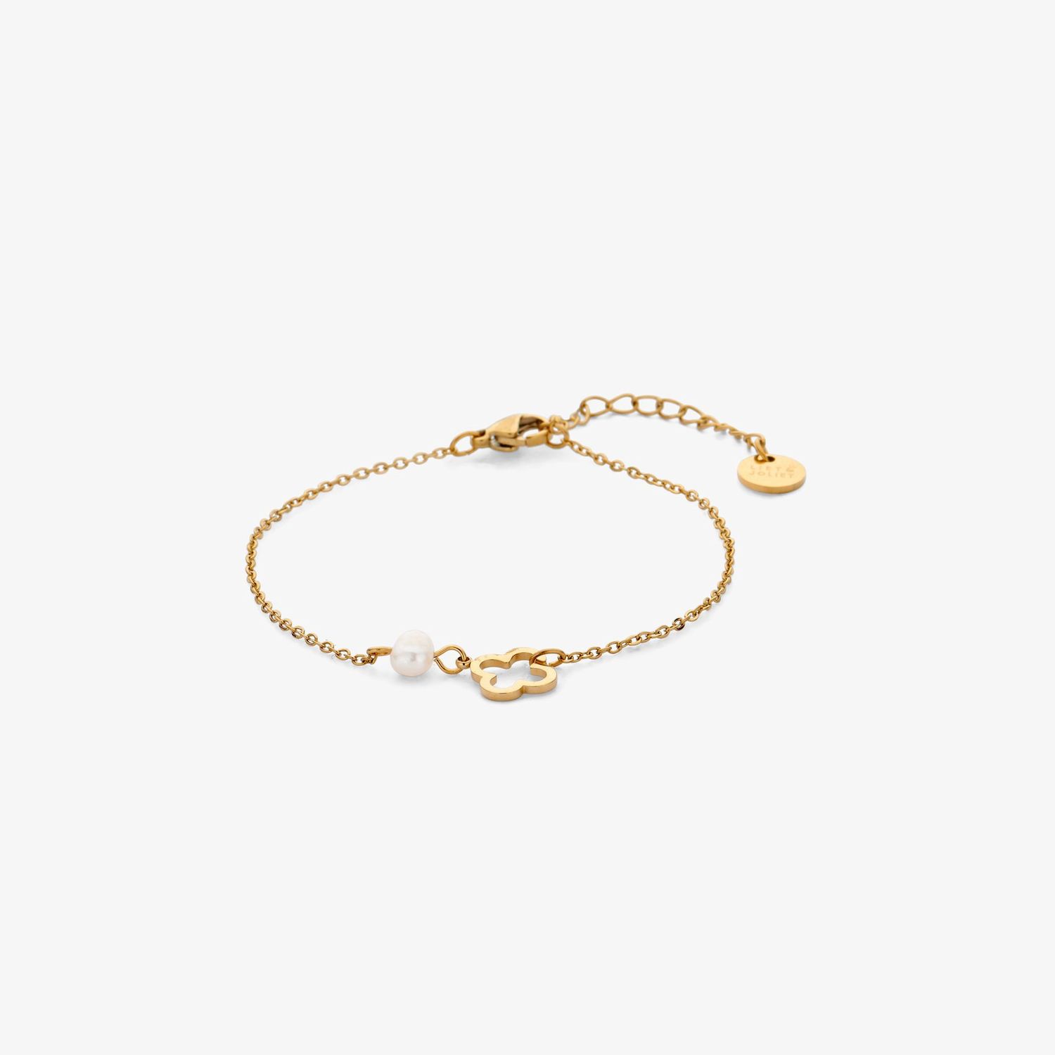 Liet &amp; Joliet armbandje Stainless Steel met parel J5134