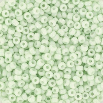 Miyuki Rocailles 11/0 3318 Opaque Light Mint