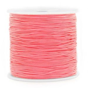 Macramé draad 0.8mm Radiant Pink, per meter