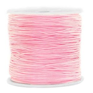 Macramé draad 0.8mm Light pink, per meter