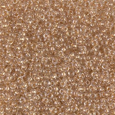 Miyuki Rocailles 11/0 0234 Sparkling Gold Linned Crystal