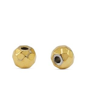 Roestvrij stalen (RVS) stainless steel kraal 4mm Gold