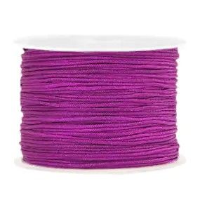 Macramé draad 0.8mm Dark Orchid Purple, per meter