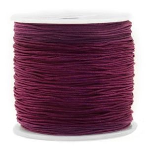 Macramé draad 0.8mm Royal Aubergine Purple, per meter