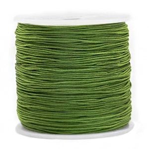 Macramé draad 0.8mm Jungle Green, per meter