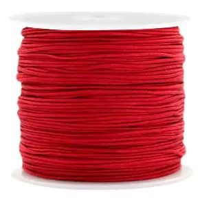 Macramé draad 0.8mm Port Red, per meter