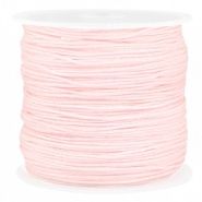 Macramé draad 0.8mm Baby Pink, per meter
