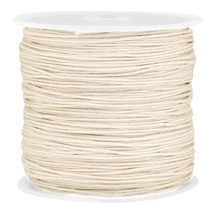 Macramé draad 0.8mm Beige, per meter