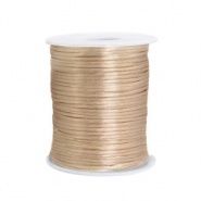 Satijndraad 1.5mm Champagne - Beige, per meter