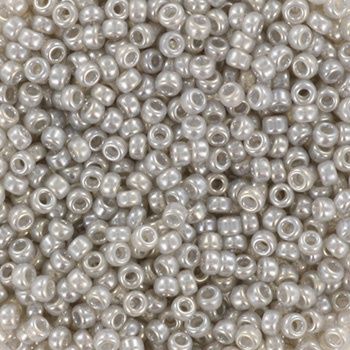 Miyuki Rocailles 11/0 0526 Ceylon Silver Grey