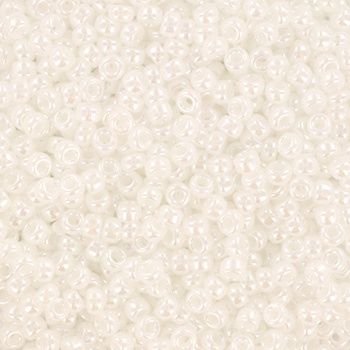 Miyuki Rocailles 11/0 0528 Ceylon White Pearl