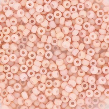 Miyuki Rocailles 11/0 2036 Opaque Matte Tea Rose