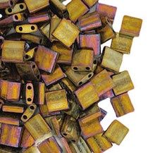 Miyuki Tila 5 x 5 Kralen - 462 Metallic Iris Gold, 10 stuks