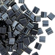 Miyuki Tila 5 x 5 mm Kralen - 464 Metallic Light Gunmetal, 10 stuks