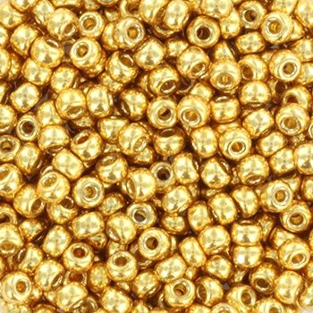 Miyuki Rocailles 8/0 4202 Duracoat Galvanized Gold