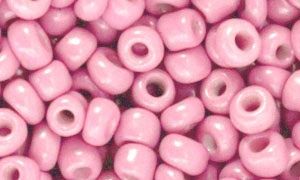 Glaskralen Rocailles 6/0 (4mm) Pretty Pink, 10 gram