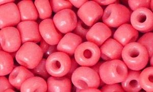 Glaskralen Rocailles 6/0 (4mm) Magenta Pink, 10 gram
