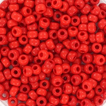 Miyuki Rocailles 8/0 0408 Opaque Red