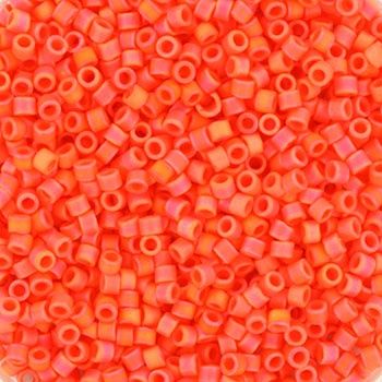 Miyuki Delica 11/0 DB-0872 Opaque Matte AB Orange
