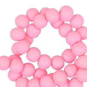 Polymeer kralen 6mm Pink, 20 stuks