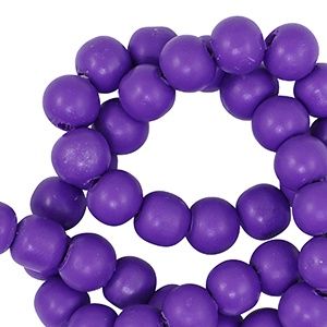 Polymeer kralen 6mm Purple, 20 stuks
