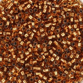 Miyuki Delica 11/0 DB-0181 Silverlined Light Bronze