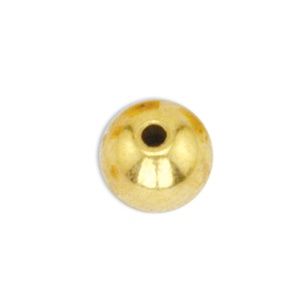 Beadalon memory wire eindkap 3mm Goud, 10 stuks