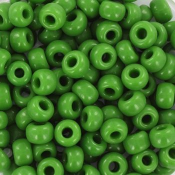 Miyuki Rocailles 6/0 0411 Opaque Green